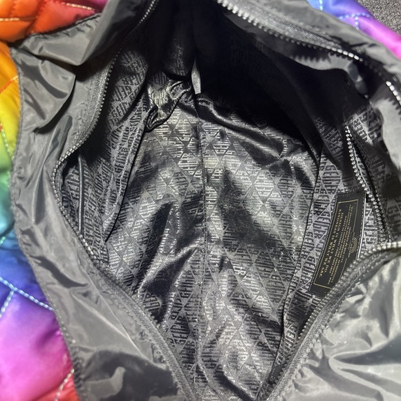 Kurt Geiger New London Nylon Shopper Rainbow Tote Bag Travel Bag - Picture 11 of 12